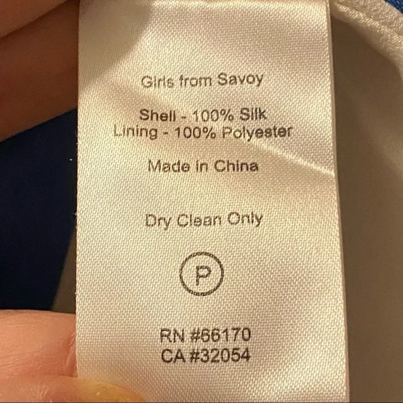 Anthropologie Girls From Savoy Essential Stripes Silk Dress Size 12 - Picture 7 of 9